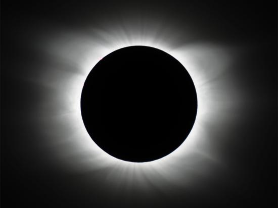 Photo d'une éclipse solaire...