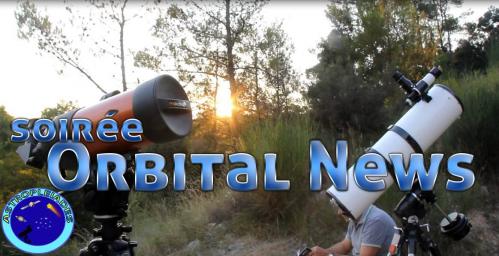 Affiche officielle Orbital News (image ODH Tv et Astropleiades)
