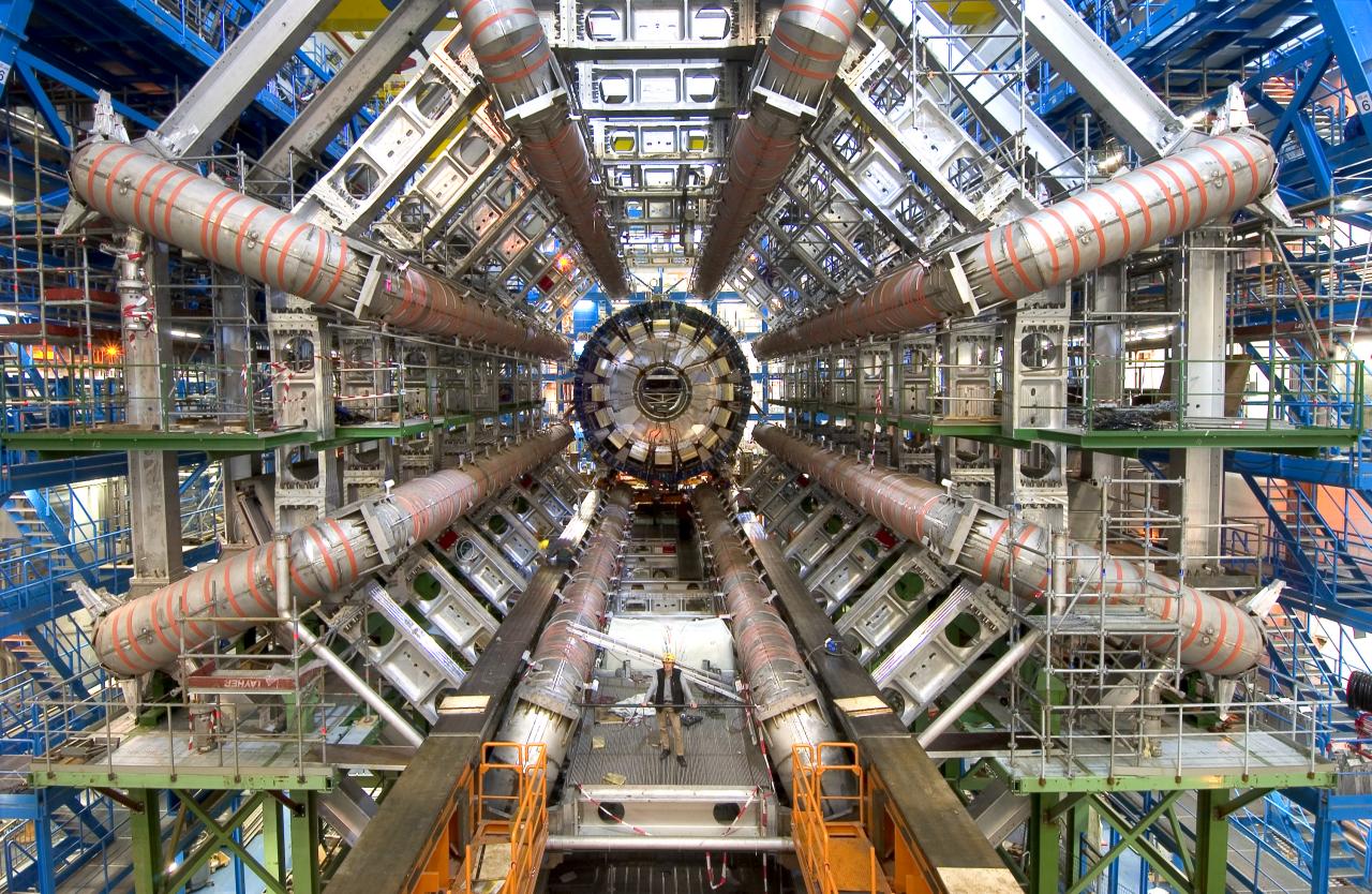 Photo du LHC à Genève